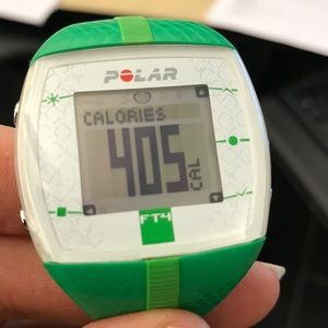 Polar FT4 Heart Rate Monitor w/ chst bnd, Green