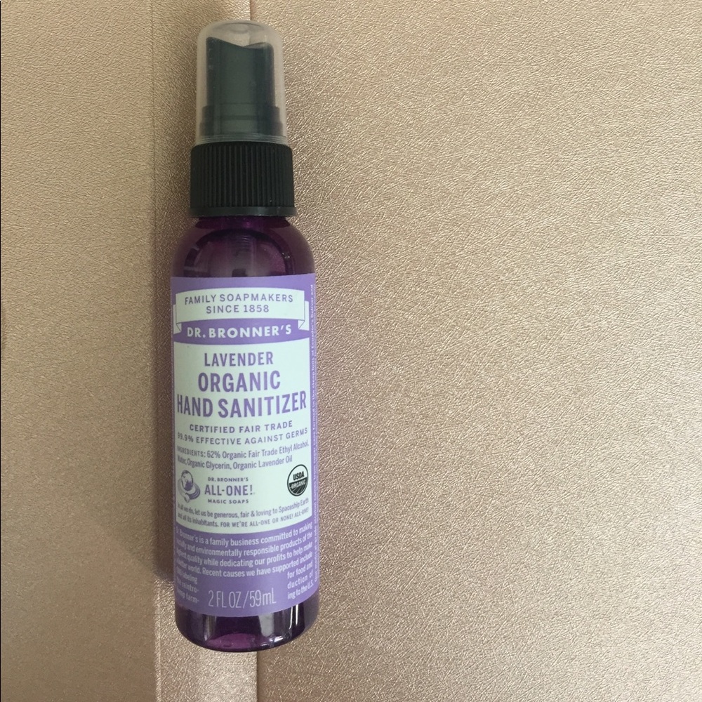 Like new: Dr. Bronner's Lavender Organic Sanitizer