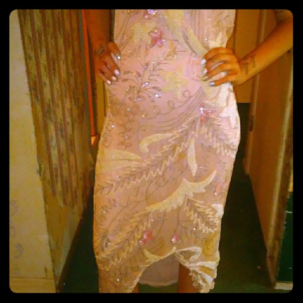 Beautiful hand beaded dress