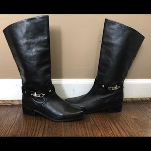 Markon "Shandee" Leather Boots Women's 8.5  Black