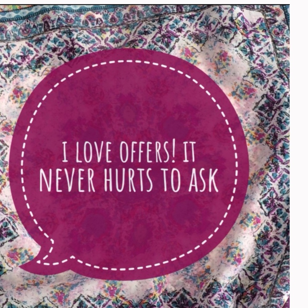 I accept most of the reasonable offers.🤑🤑💝💝