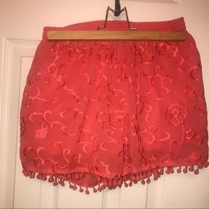 Women's floral shorts