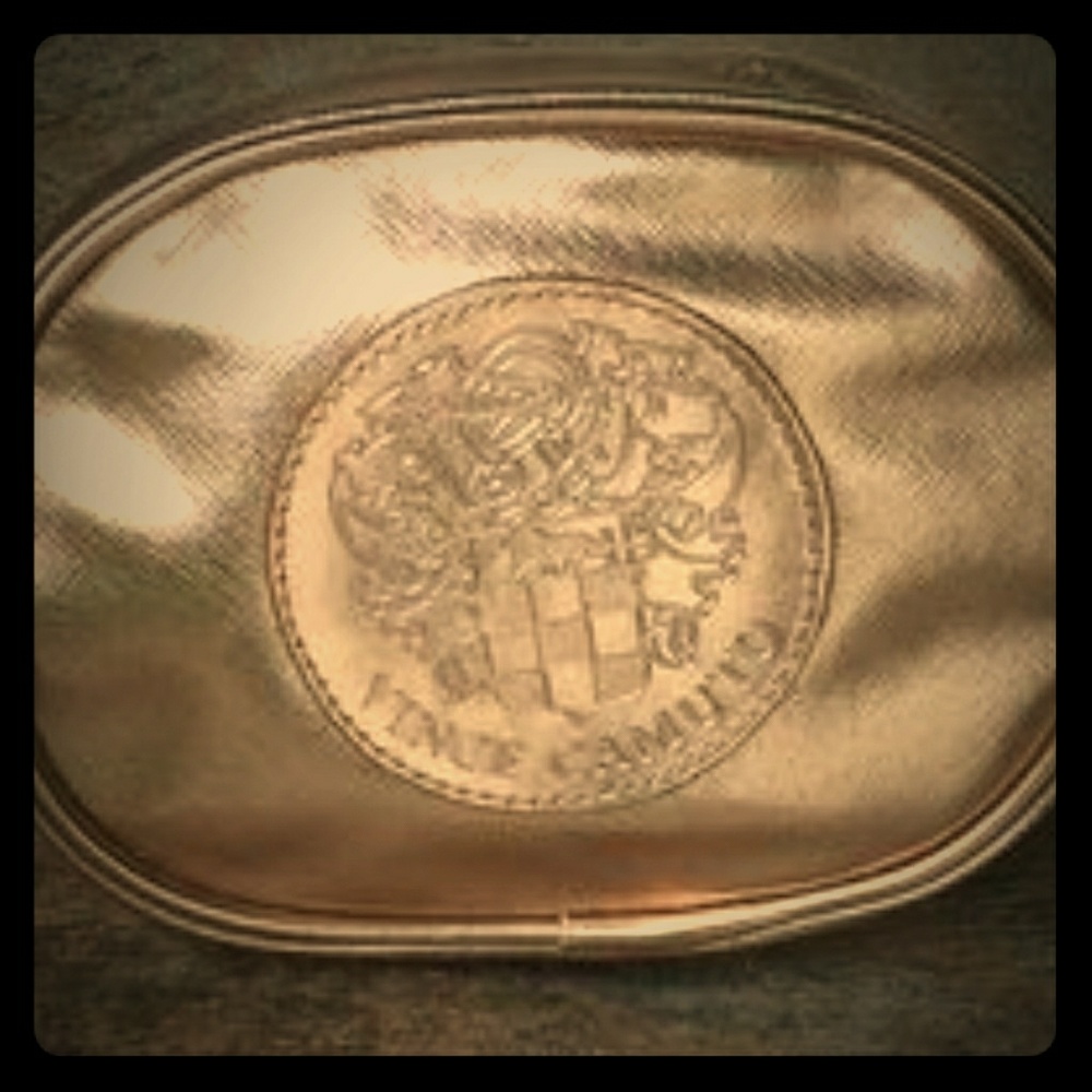 Vince Camuto Rose Gold Makeup Bag