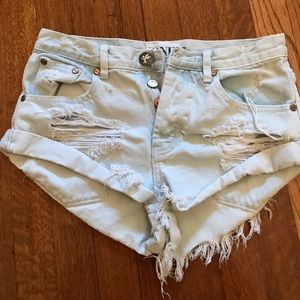 One teaspoon jean shorts