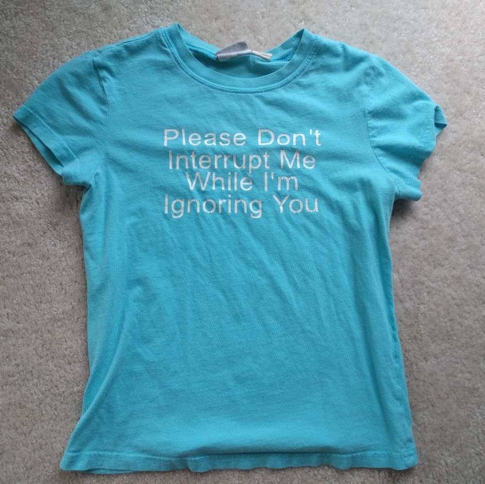 Full Circle Cyan Tee