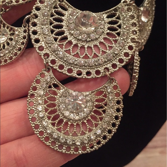 Silver Statement Necklace - Picture 2 of 3