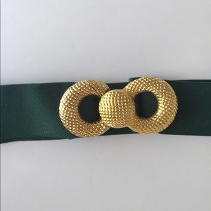 Vintage Green stretch mid waist belt🍾🍾🍾