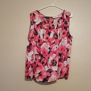 Floral tank top