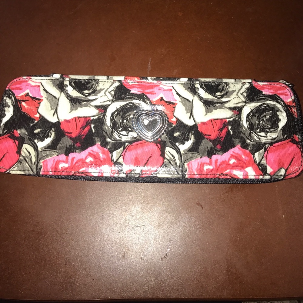 Brighton rose print jewelry case