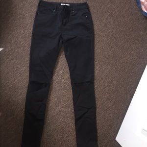 High Waisted Black skinny jeans