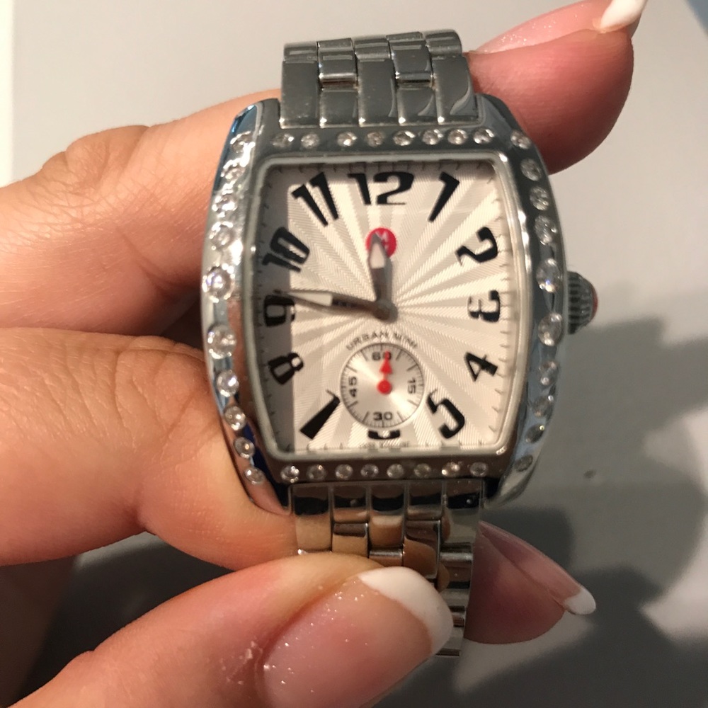 Women's Michele Crystal Watch