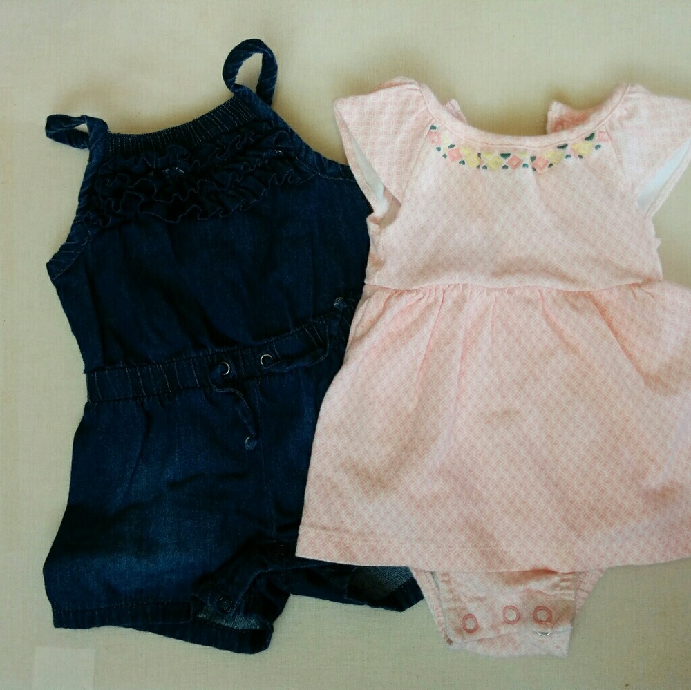 Carter's  & Cherokee, dress & romper