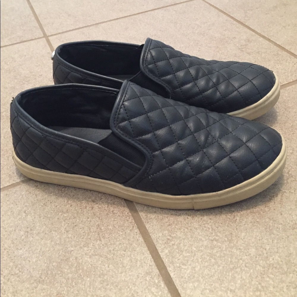 Steve madden quilted slip on sneakers
