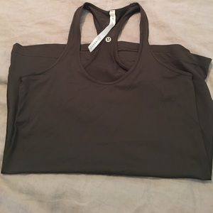 Lululemon cool racerback, army green
