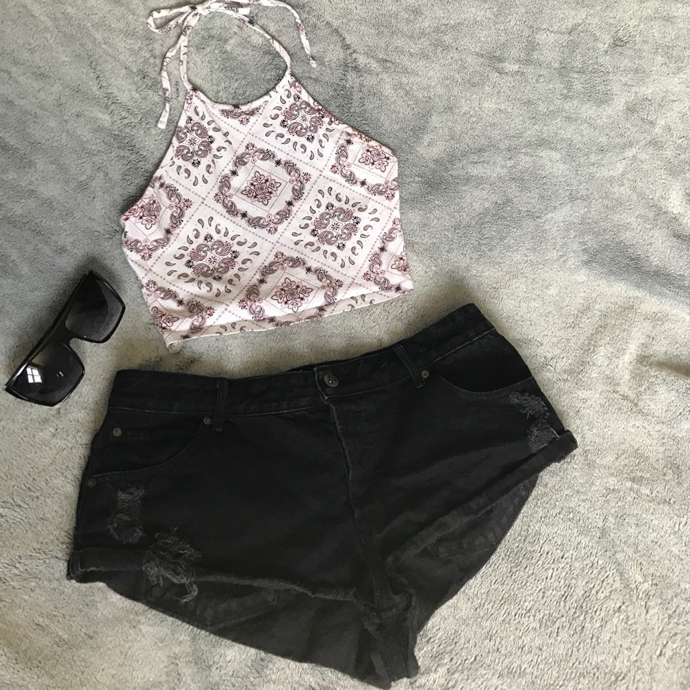 Roxy Highwaisted Cheeky Shorts