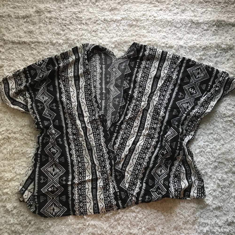 Beach Coverup Aztec Print
