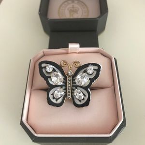 Juicy couture butterfly ring