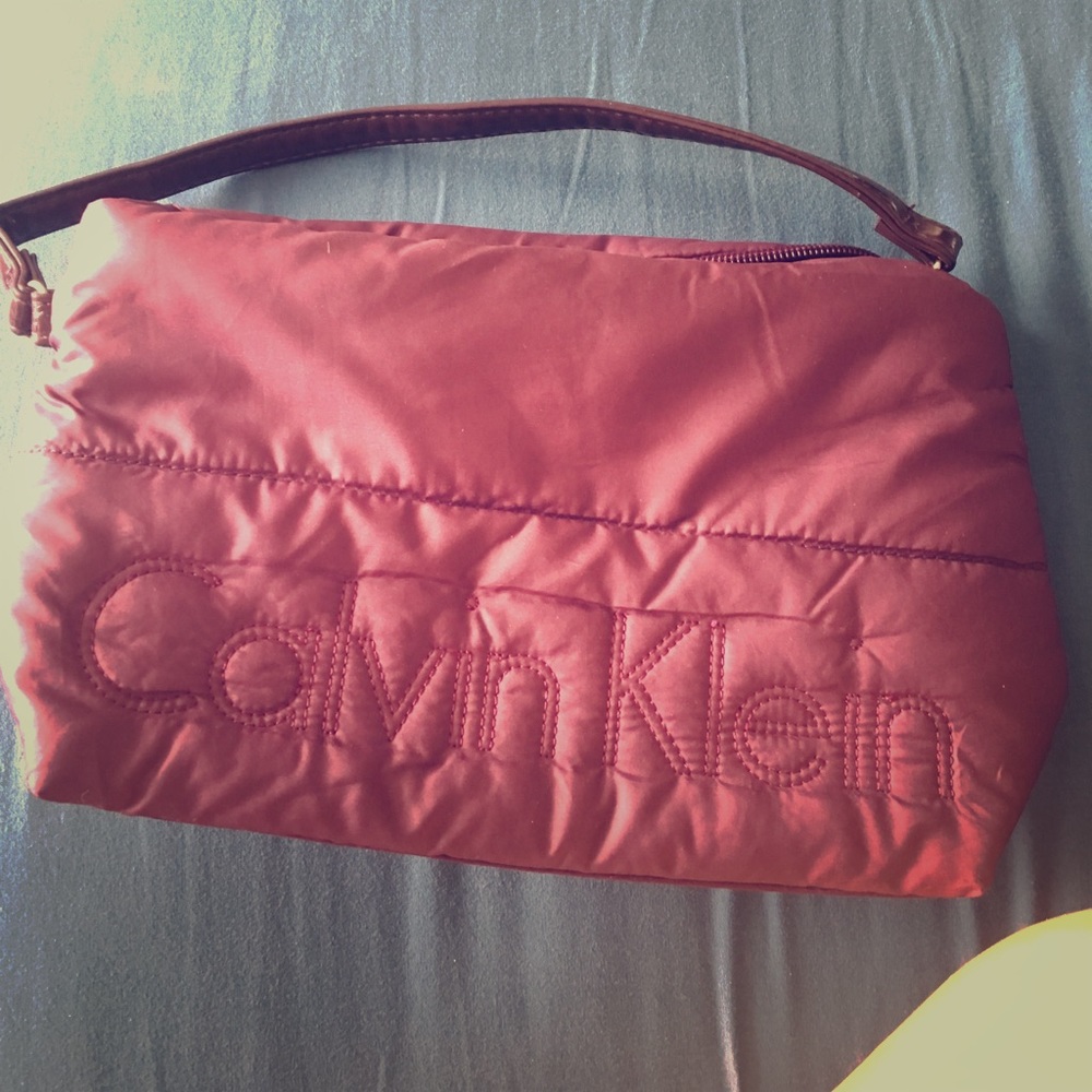 Calvin Klein cosmetic purse/wristlet
