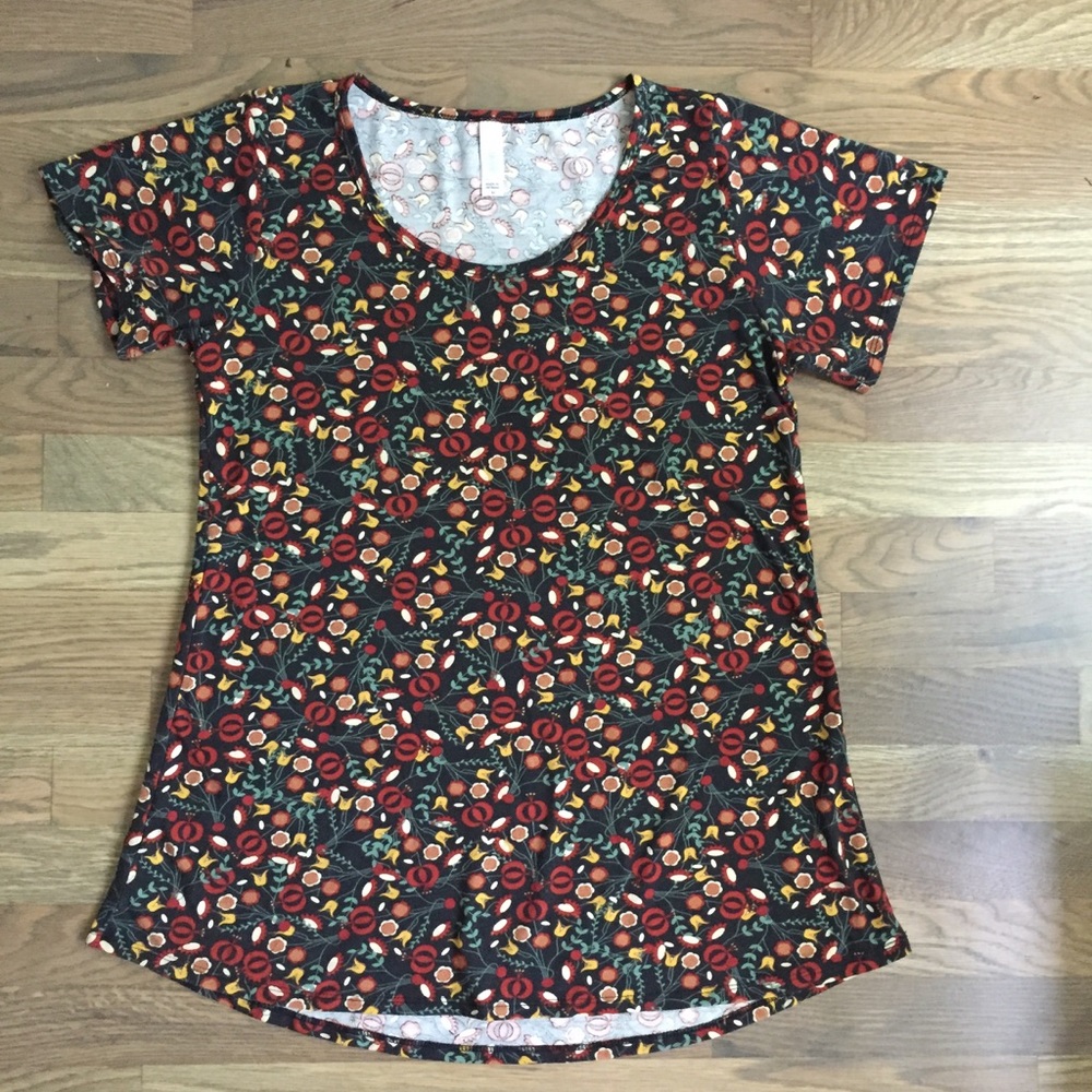 LuLaRoe Classic Tee Floral Print NWOT