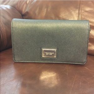Tignanello Gunmetal Clutch/Crossbody