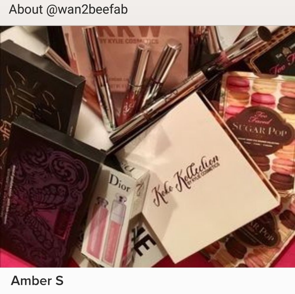 @wan2befab sells fake makeup
