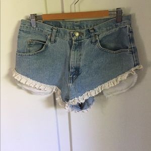 High Waist Jean Shorts!