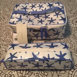 Kate Spade large Colon makeup cosmetics case.