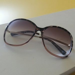 Dior brown square frame sunglasses