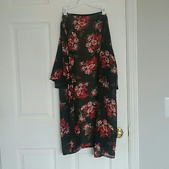 Sheer Rose Kimono - Picture 1 of 1