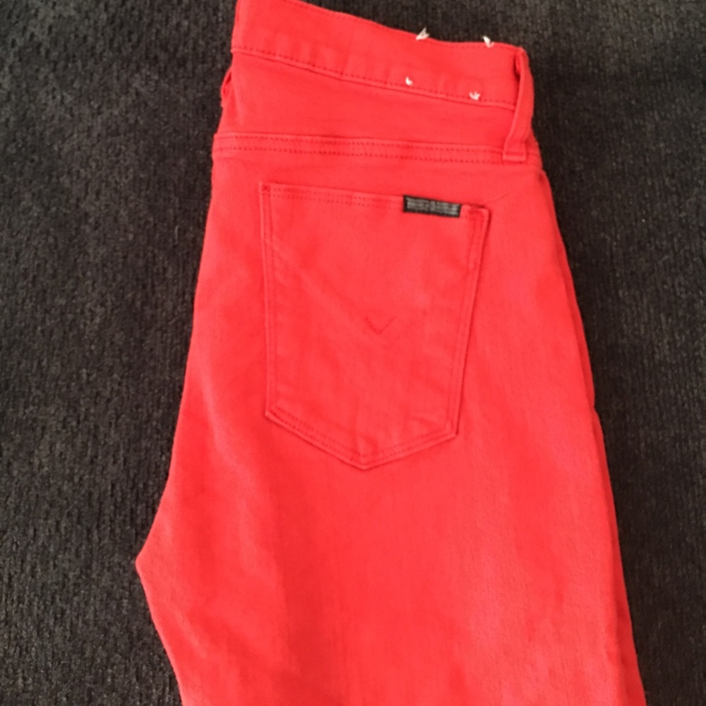 Hudson Red Skinny Jeans
