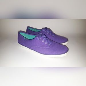 KEDS Purple Canvas Laced Shoes