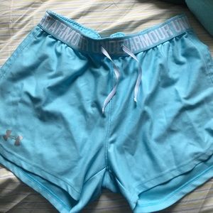 Blue Under Armour Athletic Shorts