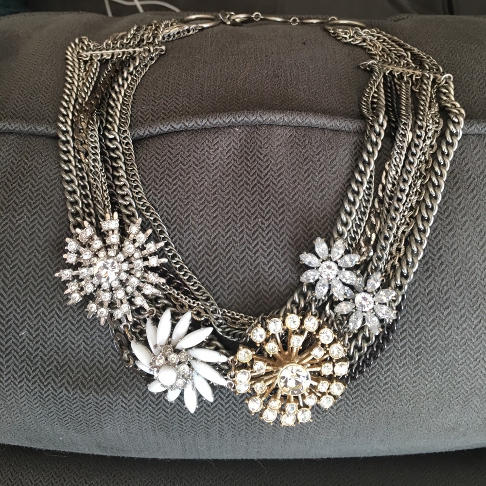 Stella and Dot Chain and Bling Necklace