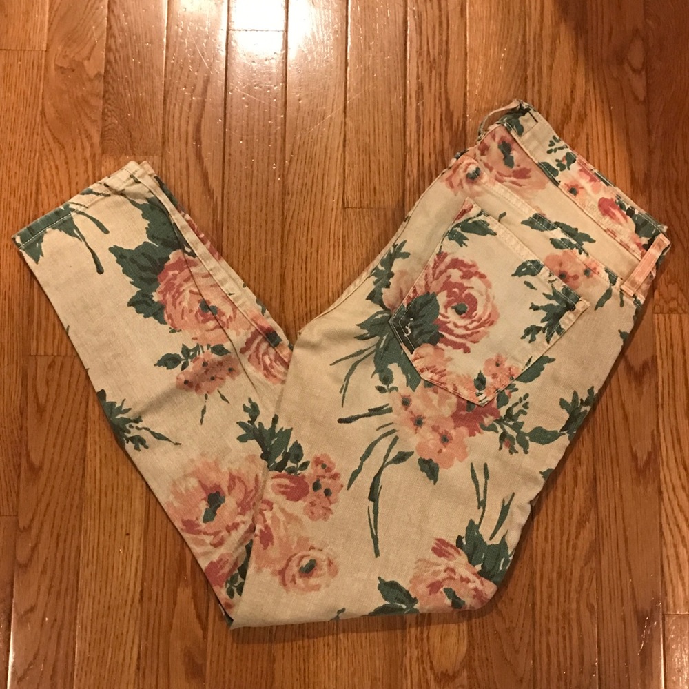 Current/Elliott Floral Jeans