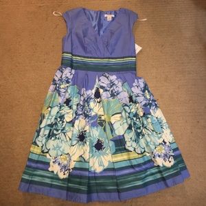 NWT Liz Claiborne Floral Print Dress