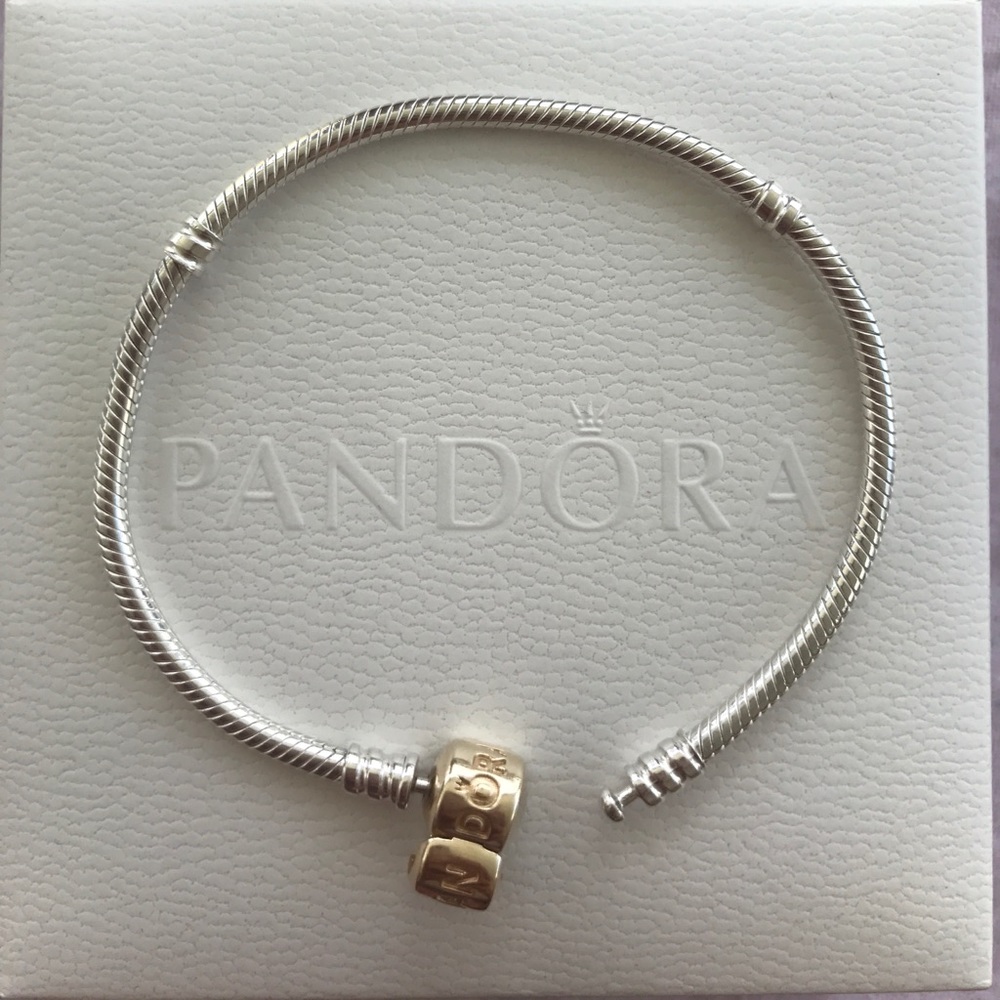 Authentic 2 Tone Pandora bracelet