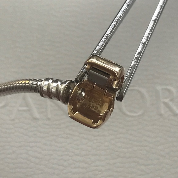 Authentic 2 Tone Pandora bracelet - Picture 8 of 8