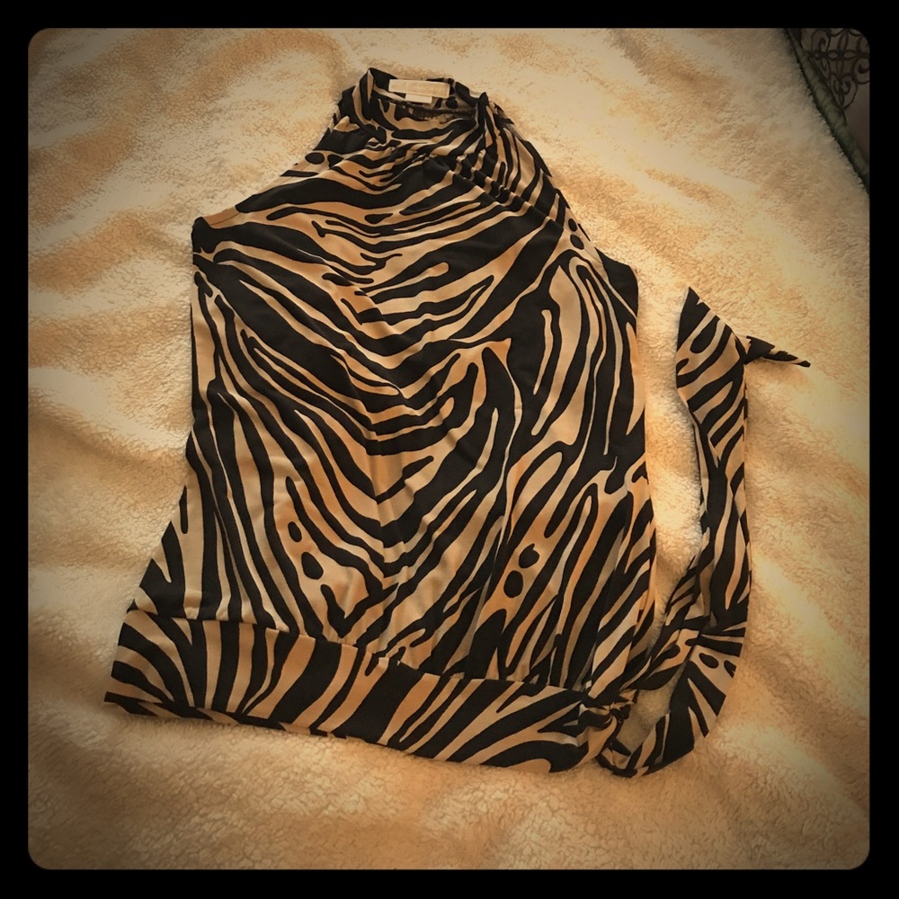 Michael Kors animal print blouse