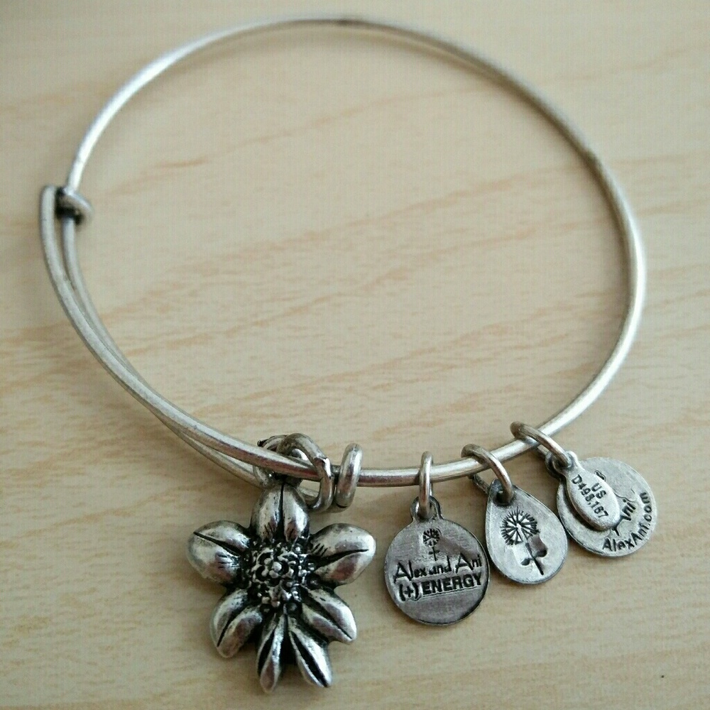 Alex and Ani Flower bracelet