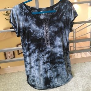 American eagle lace up top