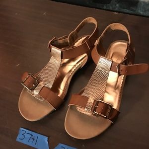 Nine West Brown Sandals