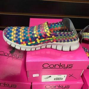 Corkys Weave slip on