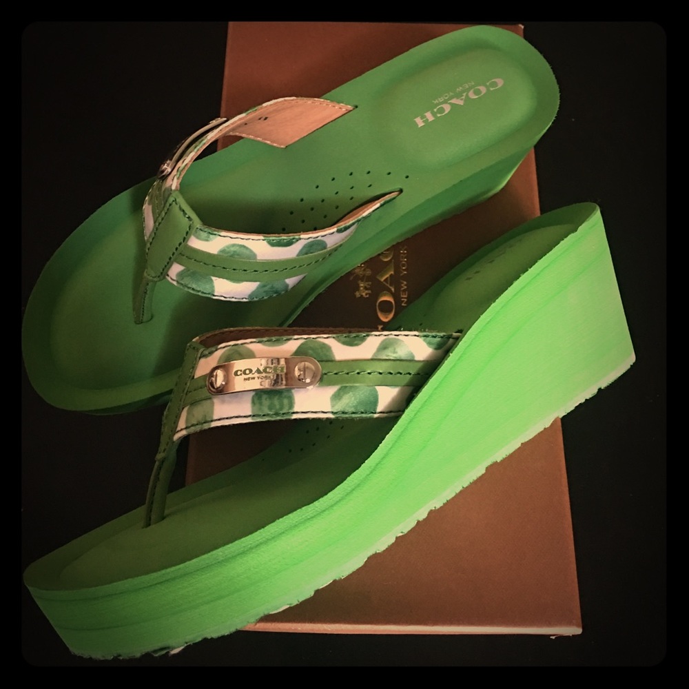 Coach Flip Flops, Sandals NWOT