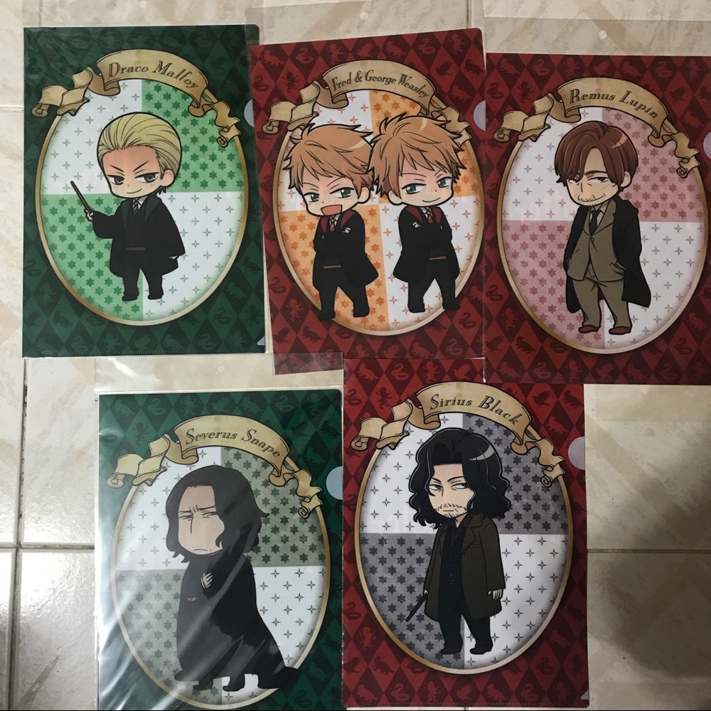 HARRY POTTER JAPAN FOLDER STATIONERY! READ DESC.