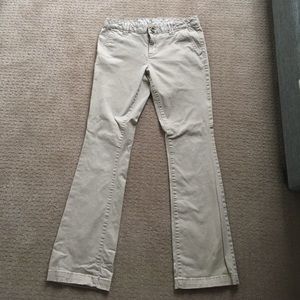 mossimo mid rise boot cut khaki pants✨