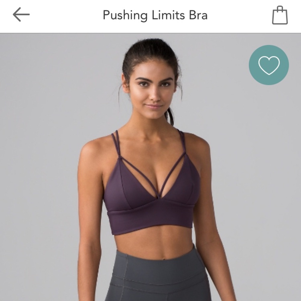 Lululemon Pushing Limits Bra
