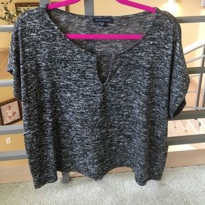 Grey American eagle top