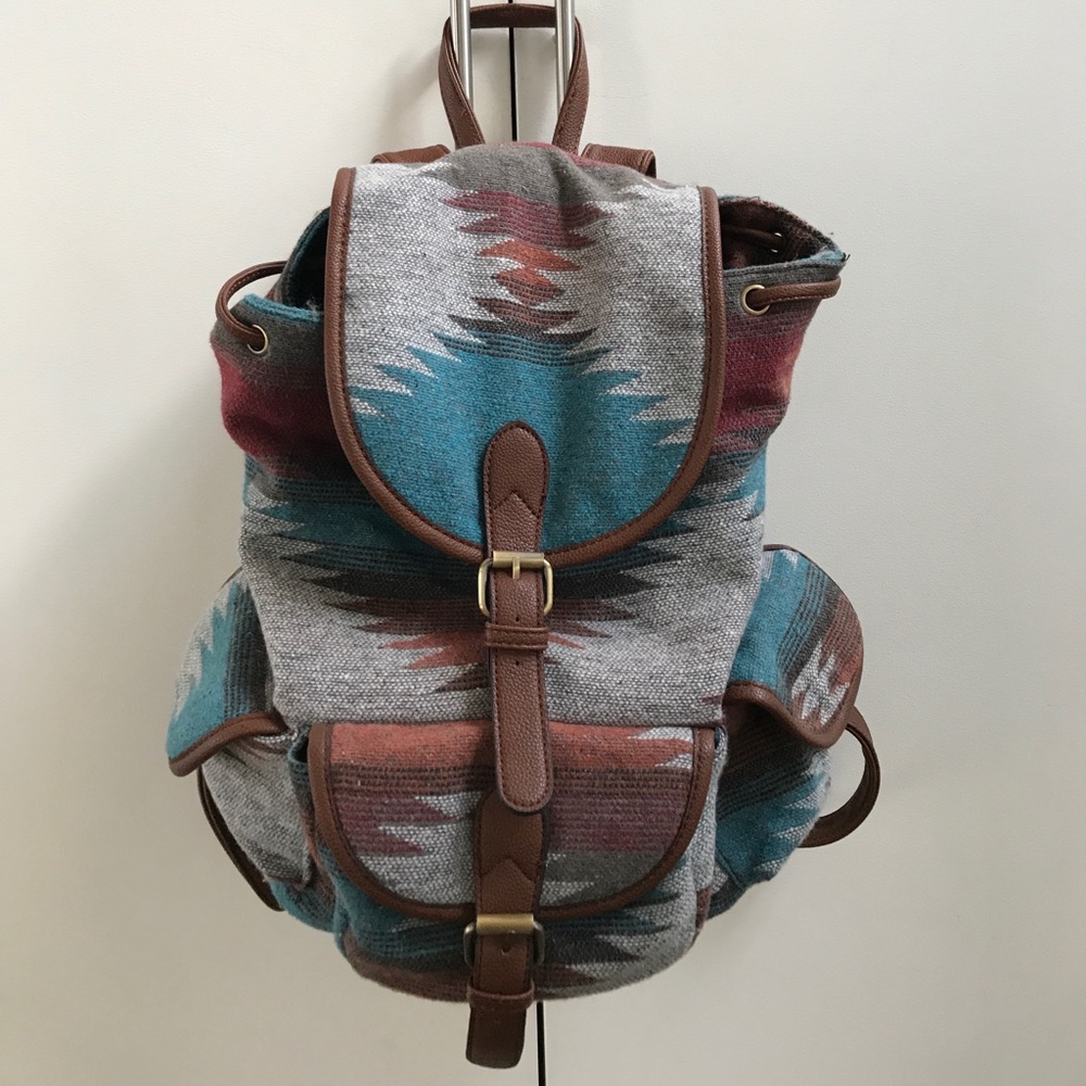 Navajo print backpack