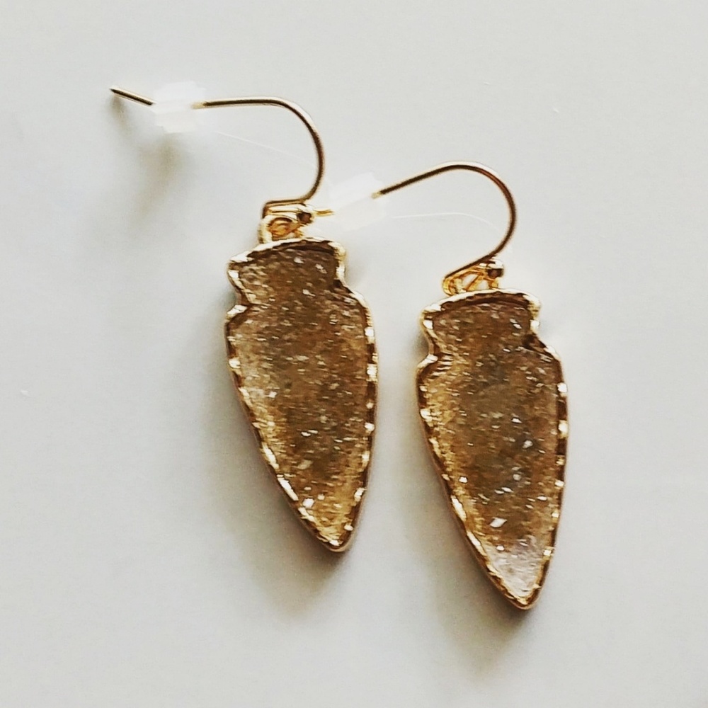 New dainty gold jewelry tassel earrings