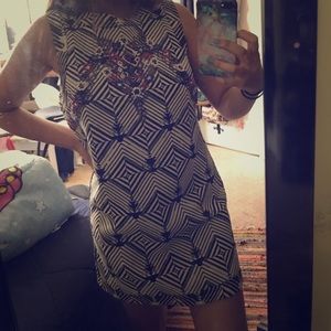70s inspired mini dress